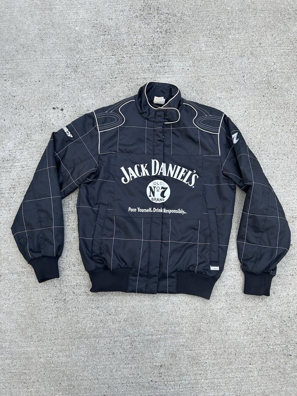 Jack Daniel’s Chase Authentics NASCAR Women’s Racing Jacket Size Medium